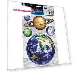 наклейка ROOMDECOR Планеты голограмма 21х30см, арт.RKA 2901