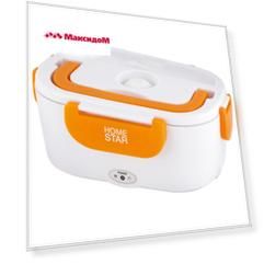контейнер с подогревом HOMESTAR HS-2037 40Вт 220-240В 1,5л бел./оранж.