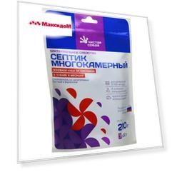 средство для септика многокамерный Чистая среда 210г 7 пакетов по 30г