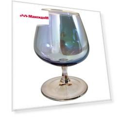 набор бокалов GLASSTAR Васильковый 3шт. 410мл коньяк стекло