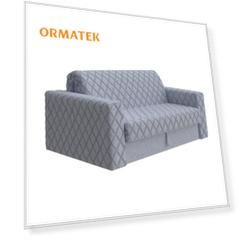 Орматек Диван-кровать прямой Ergonomic ambition (Ткань: Рогожка Levis 83 Светло-Серый) 143x211