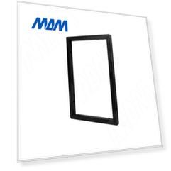 Металлокаркас-рамка для полок 380х250мм черный (RAL 9005, муар) (MF.02.380x250.BLC)