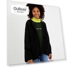 Кардиган с капюшоном черный Gulliver (170)
