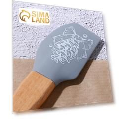Лопатка силиконовая «Шишка», 23.3 х 4.3 см