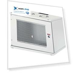 Шкаф настенный 19", 7U LANDE LN-SH07U5430-LG-F0-3 NetBOX SOHO 540х300мм, дверь перфорация, цвет серы