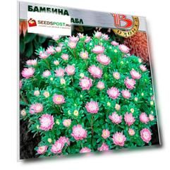 Семена Биотехника Астра китайская Бамбина Лайт Роз Дабл, 20 шт.