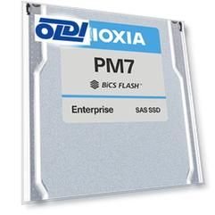 Серверный твердотельный накопитель/ KIOXIA SSD PM7-V, 12800GB, 2.5" 15mm, SAS 24G, TLC, R/W 4100/3700 MB/s, IOPs 720K/330K, TBW 70080, DWPD 3 (12
