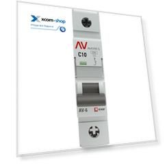Автоматический выключатель модульный EKF mcb6-1-10C-av Averes AV-6 (С) 1P 10А 6kA