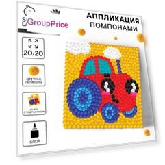 Картина помпонами