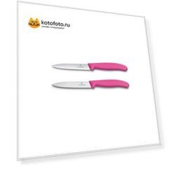Набор ножей кухонных Victorinox Swiss Classic (6.7796.L5B) 2 шт розовый
