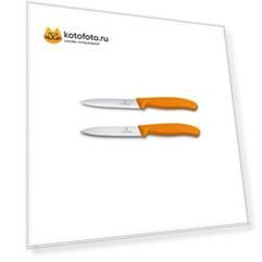 Набор ножей кухонных Victorinox Swiss Classic (6.7796.L9B) 2 шт оранжевый