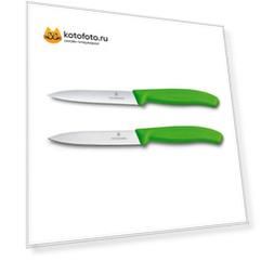 Набор ножей кухонных Victorinox Swiss Classic (6.7796.L4B) 2 шт салатовый