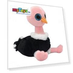 Мягкая игрушка Orbys Страус, 25 см