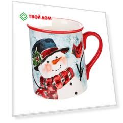 Кружка Certified Int Снеговик 470 мл