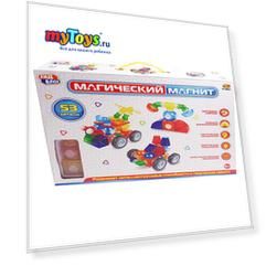 Конструктор ABtoys "Магический магнит", 53 детали