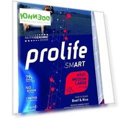 Сухой корм Prolife Smart Adult Medium/Large для средних и крупных собак (12 кг, Говядина и рис)