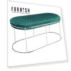 Банкетка omari (to4rooms) зеленый 100.0x45.0x45.0 см.