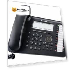 Системный телефон Panasonic KX-DT546RUB черный