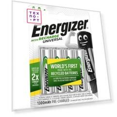 Аккумулятор ENERGIZER Universal NH15/AA 1300 BP4 Pre-Ch (4 шт) 1,2V
