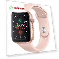 Умные часы Apple Watch Series 5 44 мм золотистый MWVE2RU/A