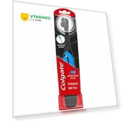 Электрическая зубная щетка Colgate 360 Древесный уголь CN07553A Blue мягкая (тип АА)