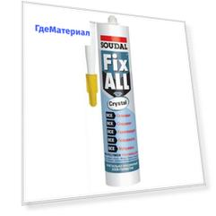 Soudal Fix All Crystal, 290 мл, Герметик полимерный