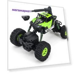Машина раллийная 1toy драйв багги на р/у, с камерой, 4wd 1:16 салатовый T11393