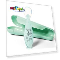 Ложечка для кормления BabyOno мятная