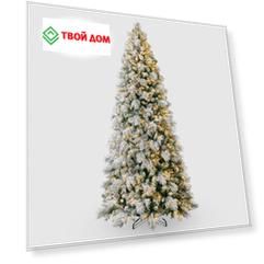 Елка новогодняя Polygroup Augustine flock pine tree 274 см