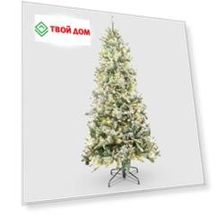 Елка новогодняя Polygroup Canyon flocked fir tree 228 см