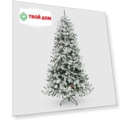 Елка новогодняя Polygroup Elkhorn flocked pine 228 см