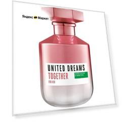 UNITED COLORS OF BENETTON туалетная вода United Dreams Together for Her, 50 мл, 100 г