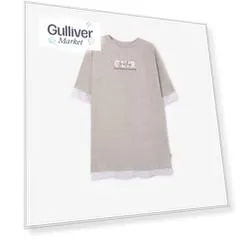 Ночная сорочка из хлопка с эластаном для девочки Gulliver (146-152)
