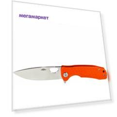 Honey Badger Нож Flipper D2 S с оранжевой рукоятью HB1037