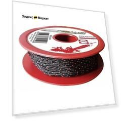 Линь для подводной охоты EPSEALON POLYESTER BLACK/RED 1.6 мм, катушка 50 м