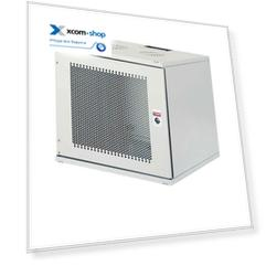 Шкаф настенный LANDE LN-SH07U5440-LG-F0-3 NetBOX SOHO, 7U 19", разборный, 540x400x370мм, дверь перфорация, цвет серый