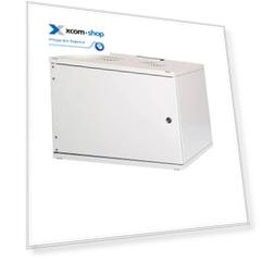 Шкаф настенный LANDE LN-SH12U5440-LG-F0-2 NetBOX SOHO, 12U 19", разборный, 540x400x595мм, дверь металл, цвет серый