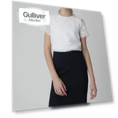 Синяя юбка из джерси Gulliver (152)