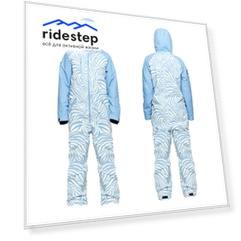 Комбинезон горнолыжный женский ONESKEE Original Pro X Blue Zebra 2024