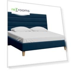 Кровать Лосон-Legs 160 Velvet Blue