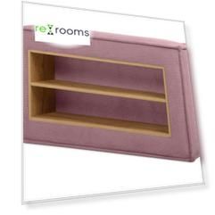 Подлокотник с полкой левый Этен Vertical Pink