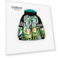 Куртка демисезонная с рисунком Gulliver (170)