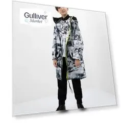 Плащ с капюшоном и литыми молниями белый Gulliver (140)