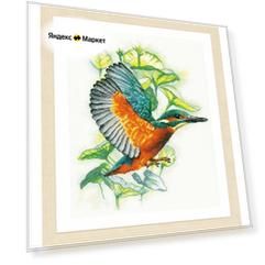 Набор для вышивания Lanarte #PN-0200091 Flying kingfisher (Летающий зимородок), Счетный крест, 30 х 43 см