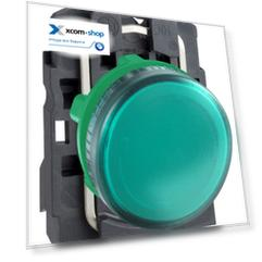 Лампа Schneider Electric XB5AV63 сигнальная зелёная 22мм до 250В