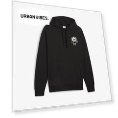 Мужская флисовая толстовка PUMA Downtown Graphic, Черный