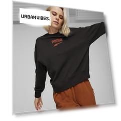 Женская толстовка PUMA Downtown Oversized, Черный