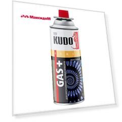 газ универсальный KUDO Gas+ всесезонный цанговый 220г
