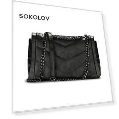 Сумка-флэп SOKOLOV из искусственной кожи
