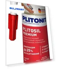 Герметик силиконовый «Plitonit» PlitoSil Premium белый